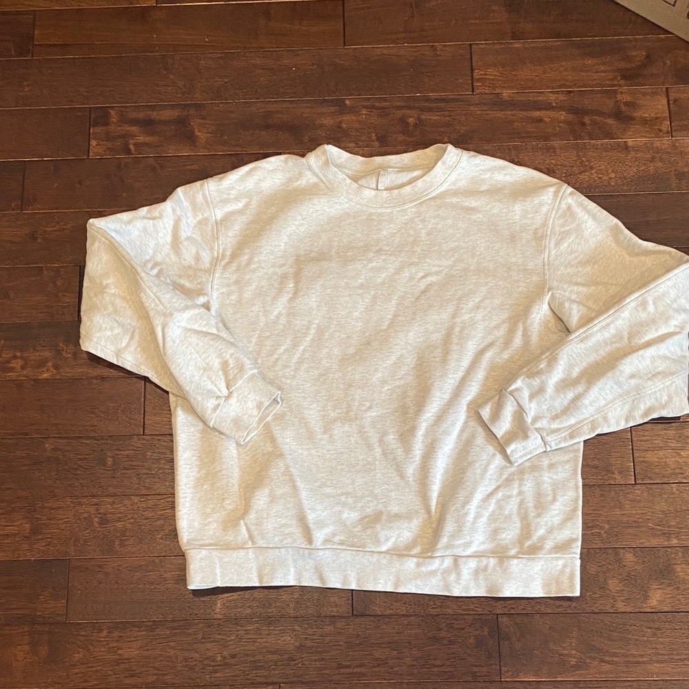 lululemon athletica Heather Gray Crewneck Sweatshirt